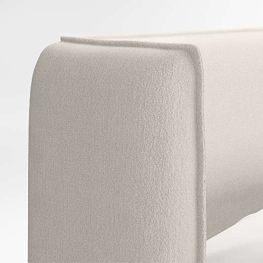 Noa Shelter Cream Upholstered Kids Headboard