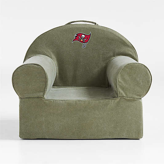 NFL Tampa Bay Buccaneers Small Cyprus Green Organic Cotton Kids Lounge Nod Chair