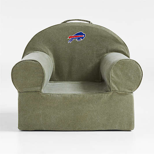 NFL Buffalo Bills Large Cyprus Green Organic Cotton Kids Lounge Nod Chair