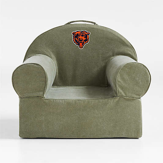 NFL Chicago Bears Large Cyprus Green Organic Cotton Kids Lounge Nod Chair