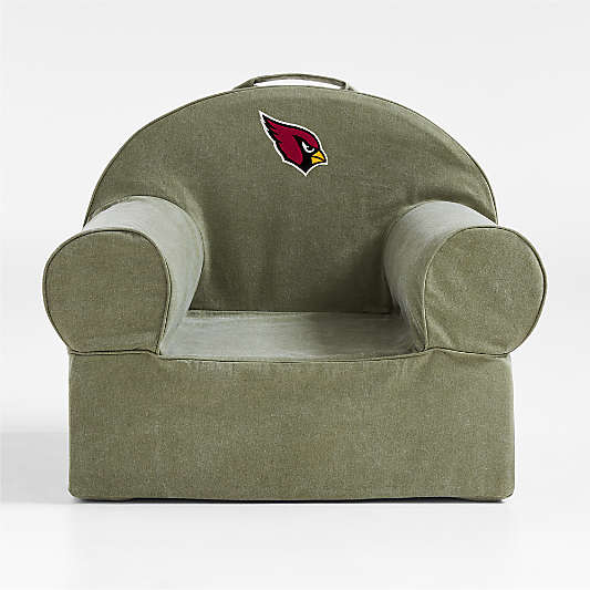 NFL Arizona Cardinals Large Cyprus Green Organic Cotton Kids Lounge Nod Chair