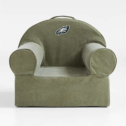 NFL Philadelphia Eagles Large Cyprus Green Organic Cotton Kids Lounge Nod Chair Cover