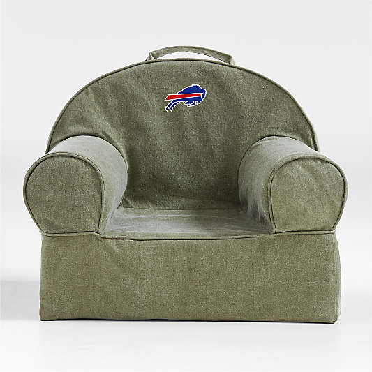 NFL Buffalo Bills Small Cyprus Green Organic Cotton Kids Lounge Nod Chair