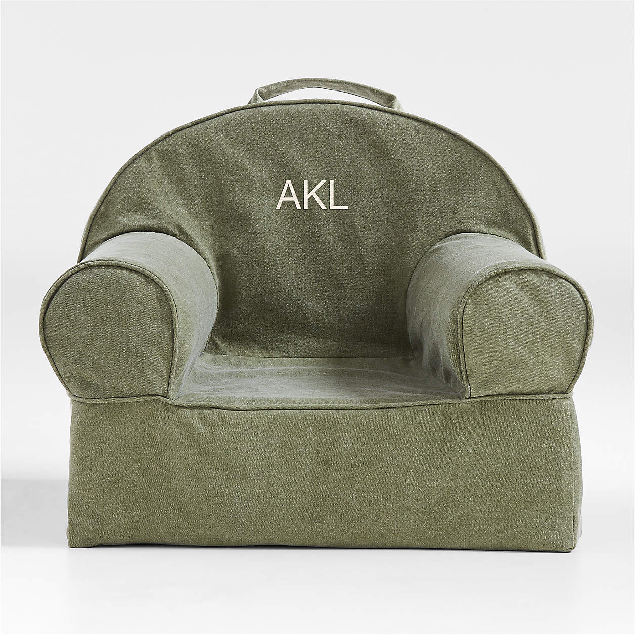 Small Cyprus Green Kids Lounge Nod Chair + Reviews Crate & Kids