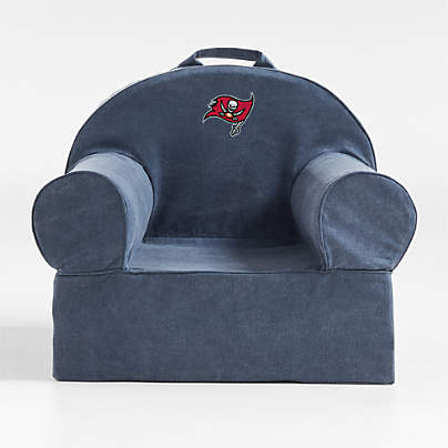 NFL Tampa Bay Buccaneers Large Deep Indigo Organic Cotton Kids Lounge Nod Chair