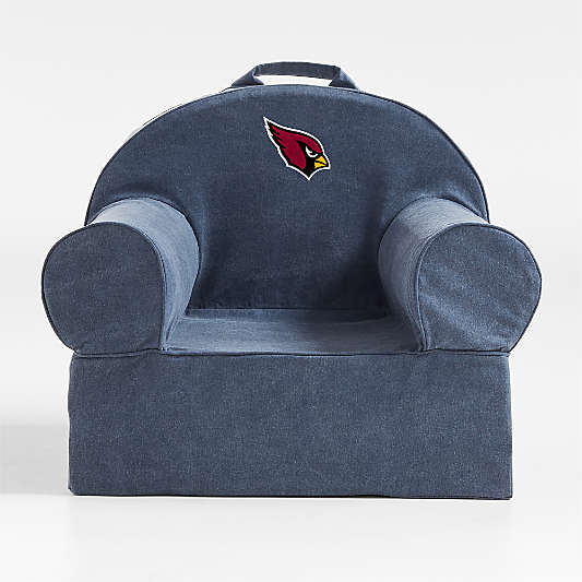 NFL Arizona Cardinals Large Deep Indigo Organic Cotton Kids Lounge Nod Chair