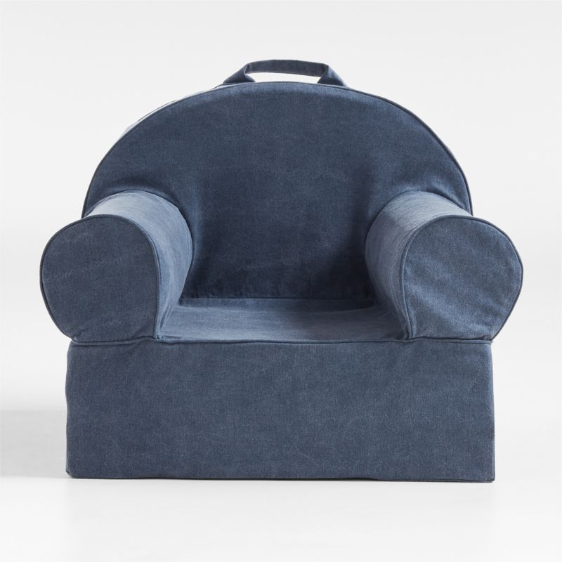 Large Dark Indigo Kids Lounge Nod Chair - image 6 of 9