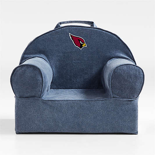NFL Arizona Cardinals Small Deep Indigo Organic Cotton Kids Lounge Nod Chair