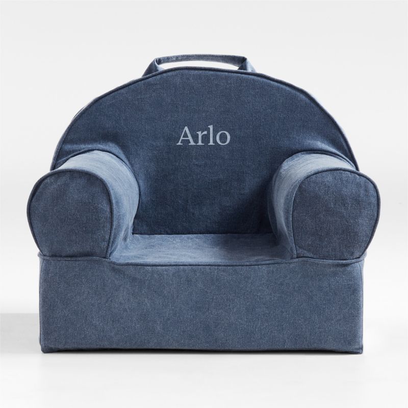 Dark Indigo Kids Lounge Nod Chair