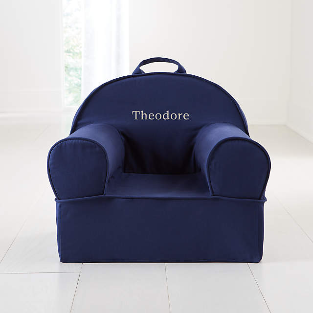 crate and barrel personalized chair