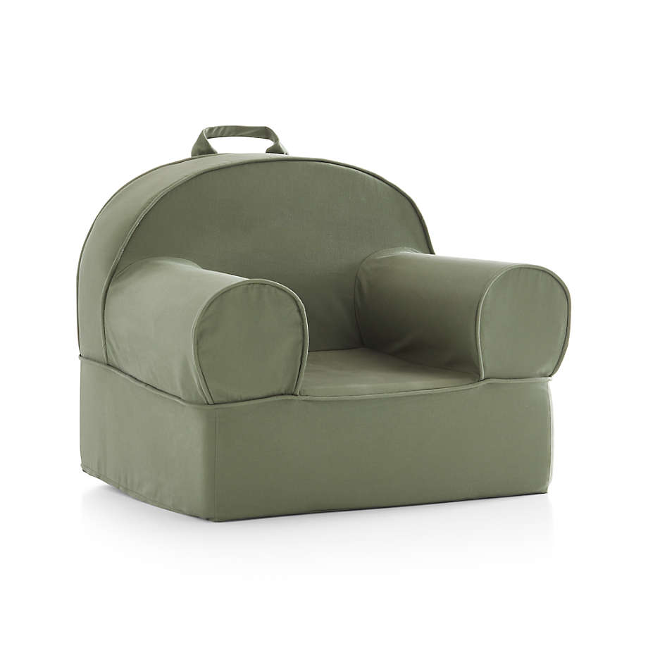 Large Dark Green Personalized Kids Lounge Nod Chair Reviews