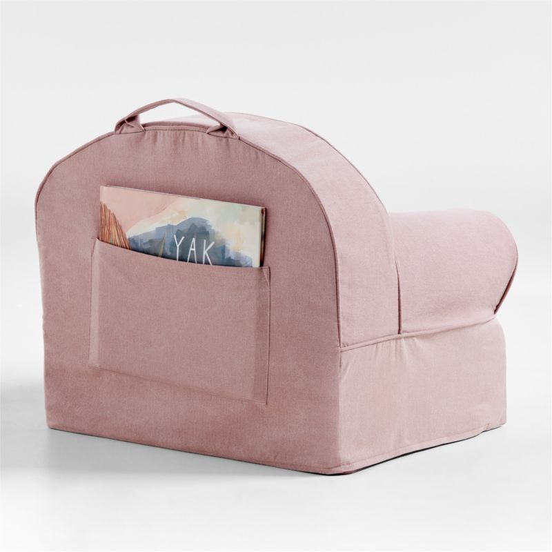 Small Lilac Mauve Kids Lounge Nod Chair - image 6 of 7