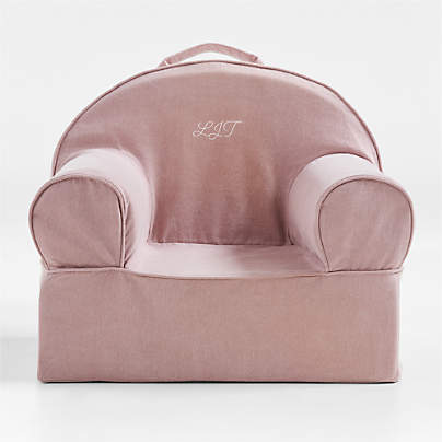 Small Lilac Mauve Kids Lounge Nod Chair