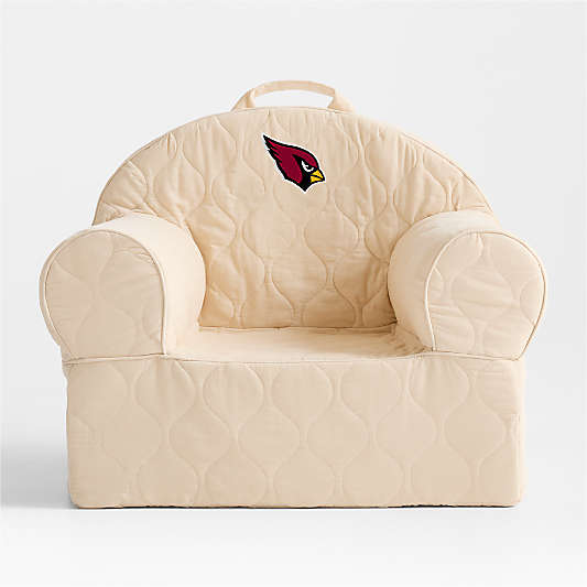 NFL Arizona Cardinals Large Oatmeal Quilted Cotton Corduroy Kids Lounge Nod Chair