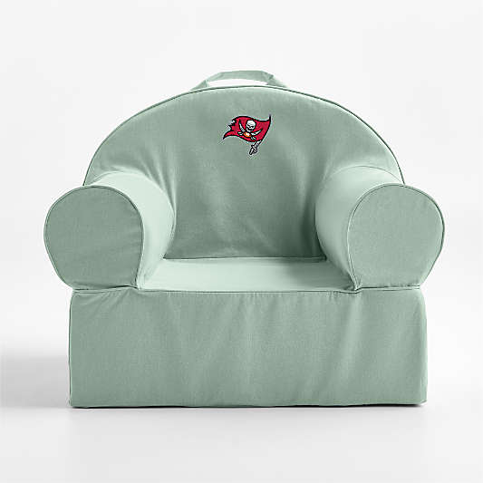 NFL Tampa Bay Buccaneers Large Volta Teal Organic Cotton Kids Lounge Nod Chair
