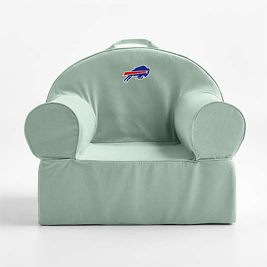 NFL Buffalo Bills Large Volta Teal Organic Cotton Kids Lounge Nod Chair