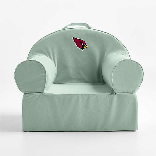 NFL Arizona Cardinals Large Volta Teal Organic Cotton Kids Lounge Nod Chair