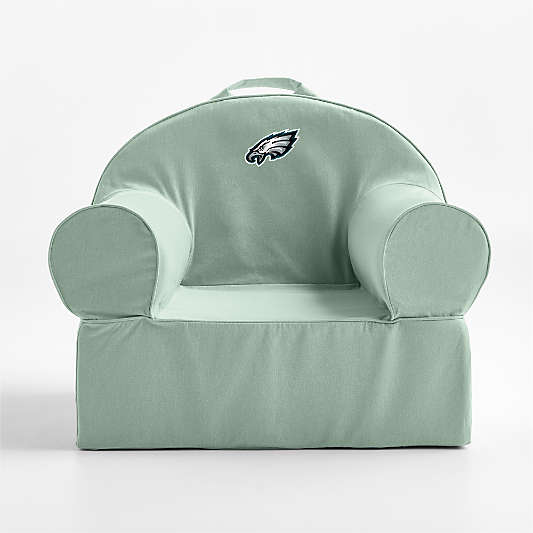 NFL Philadelphia Eagles Large Volta Teal Organic Cotton Kids Lounge Nod Chair