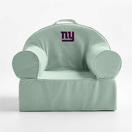 NFL New York Giants Large Volta Teal Organic Cotton Kids Lounge Nod Chair