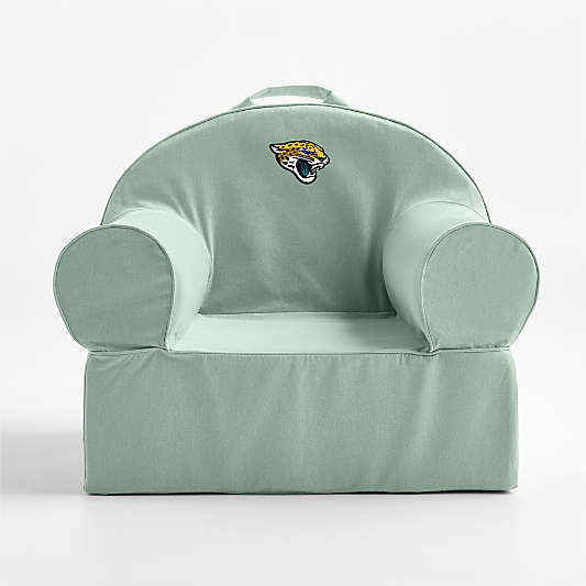 NFL Jacksonville Jaguars Large Volta Teal Organic Cotton Kids Lounge Nod Chair