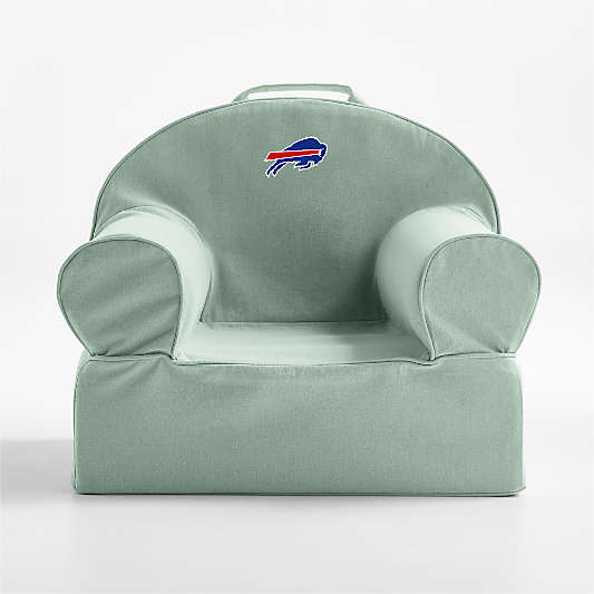 NFL Buffalo Bills Small Volta Teal Organic Cotton Kids Lounge Nod Chair