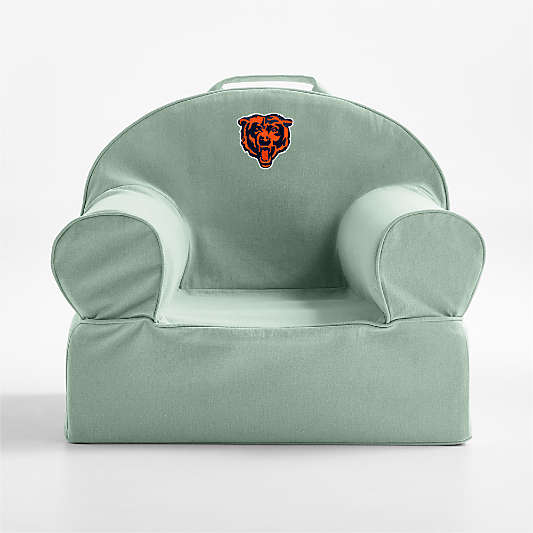 NFL Chicago Bears Small Volta Teal Organic Cotton Kids Lounge Nod Chair