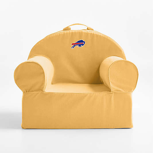 NFL Buffalo Bills Large Savannah Yellow Organic Cotton Kids Lounge Nod Chair