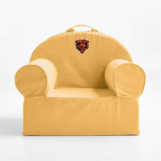 NFL Chicago Bears Large Savannah Yellow Organic Cotton Kids Lounge Nod Chair