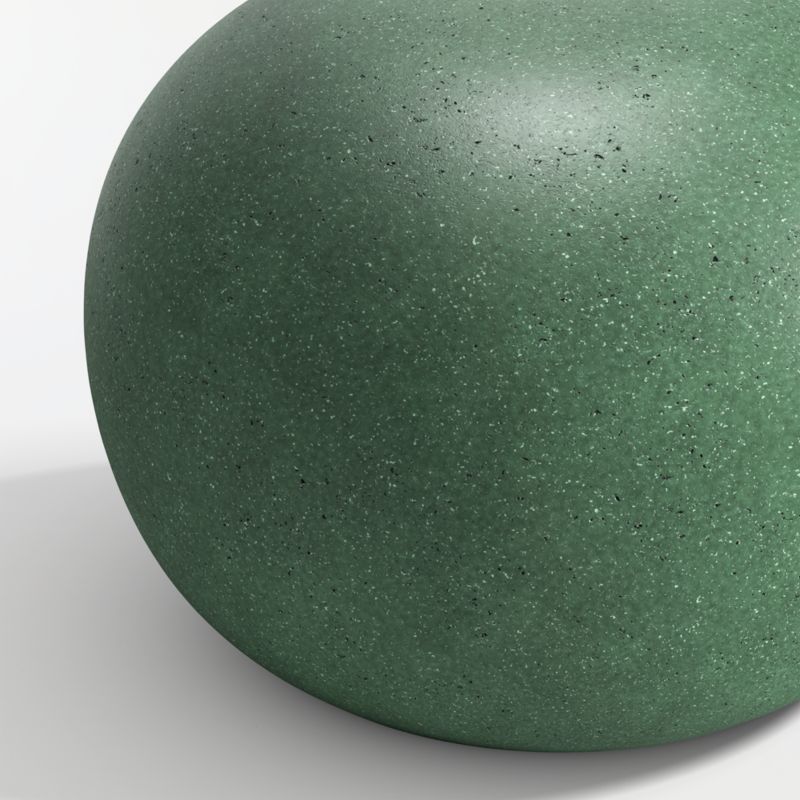 Nogu 22" Emerald Round Concrete Outdoor Side Table - image 4 of 5