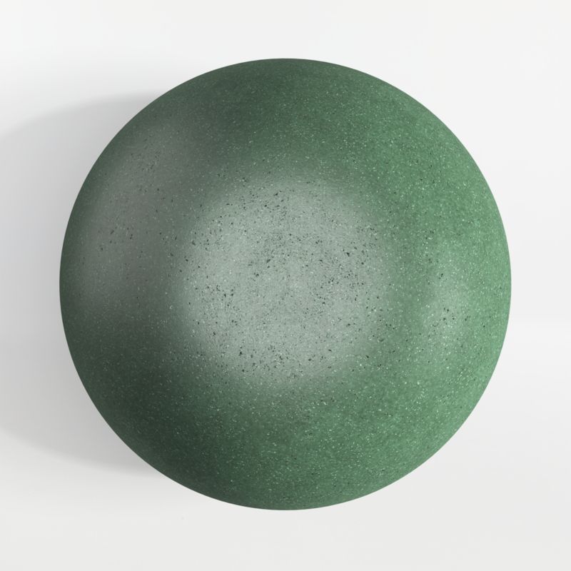 Nogu 22" Emerald Round Concrete Outdoor Side Table - image 3 of 5
