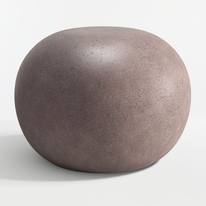 Viewing product image Nogu 22" Graphite Round Concrete Outdoor Side Table - image 1 of 4