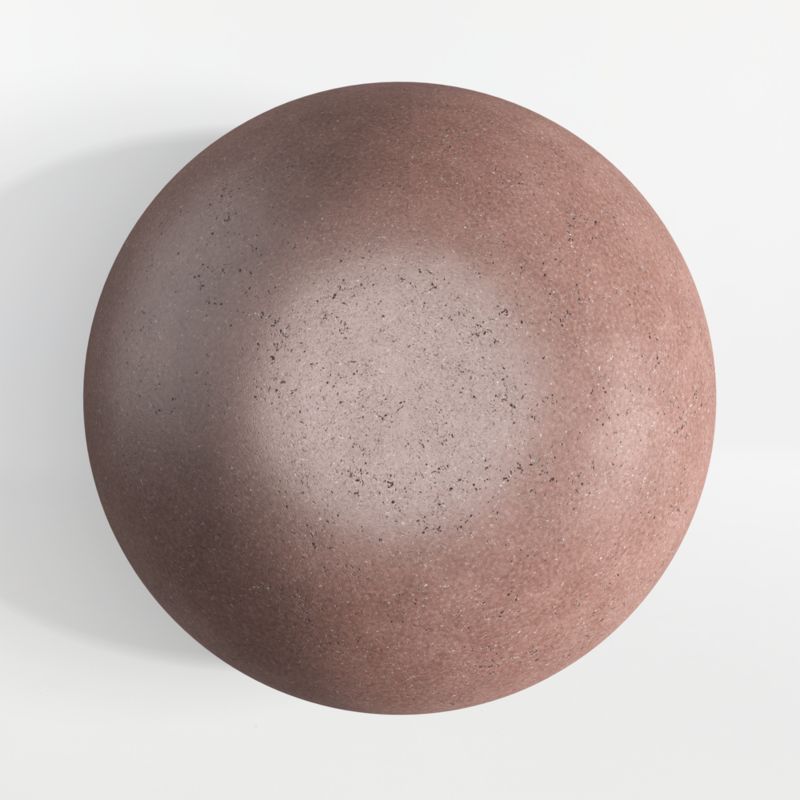 Nogu 22" Umber Round Concrete Outdoor Side Table - image 3 of 5