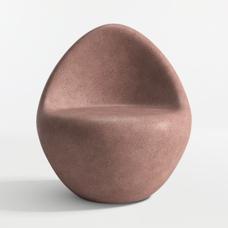 Nogu Umber Concrete Outdoor Lounge Chair - image 3 of 7