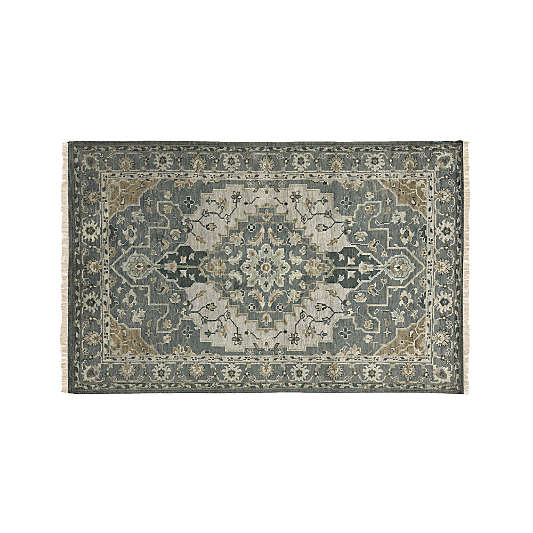 Nola Blue Persian Style Area Rug 5'x8'