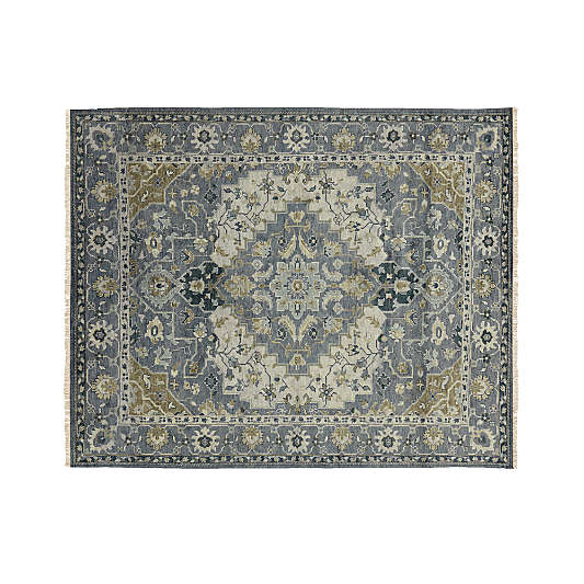 Nola Blue Persian Style Area Rug 8'x10'