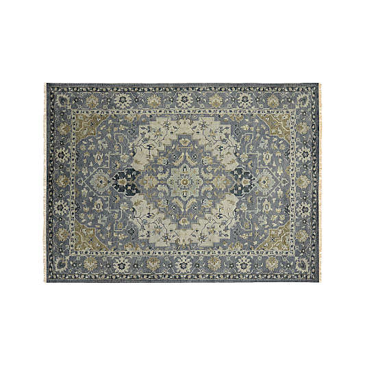 Nola Blue Persian Style Area Rug 9'x12'