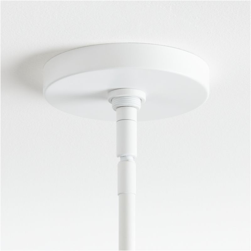 Nolan Square White Glass Pendant Light - image 6 of 16