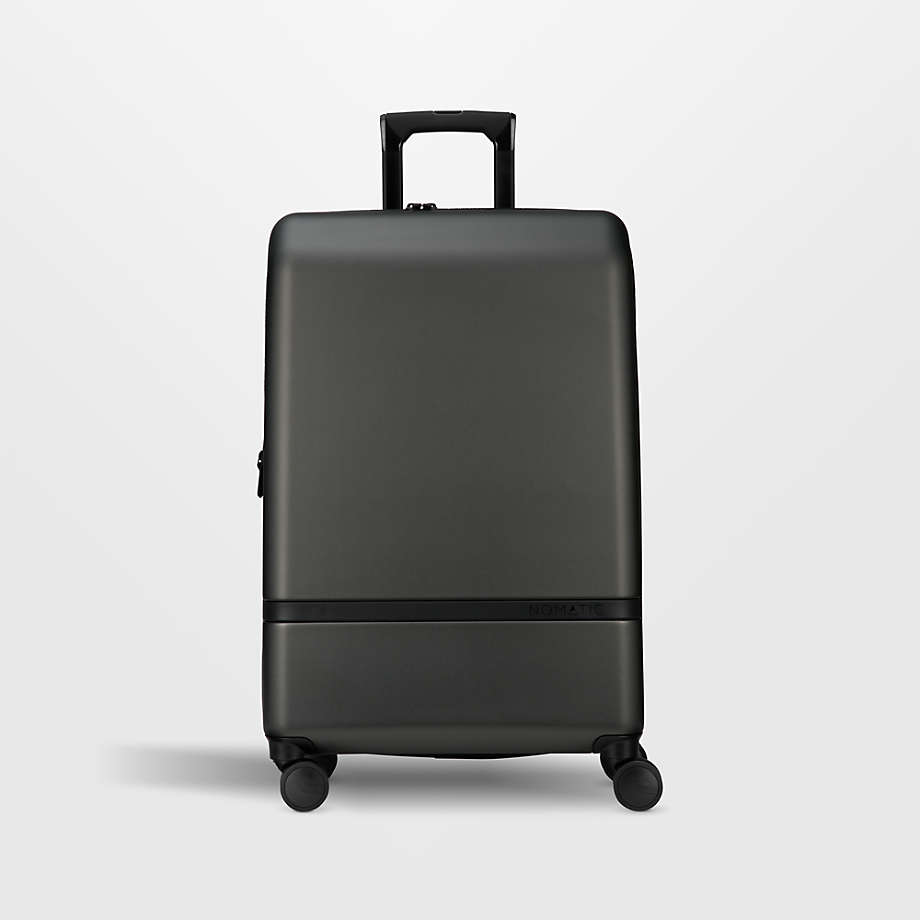 NOMATIC Deep Olive Check-In Suitcase | Crate & Barrel