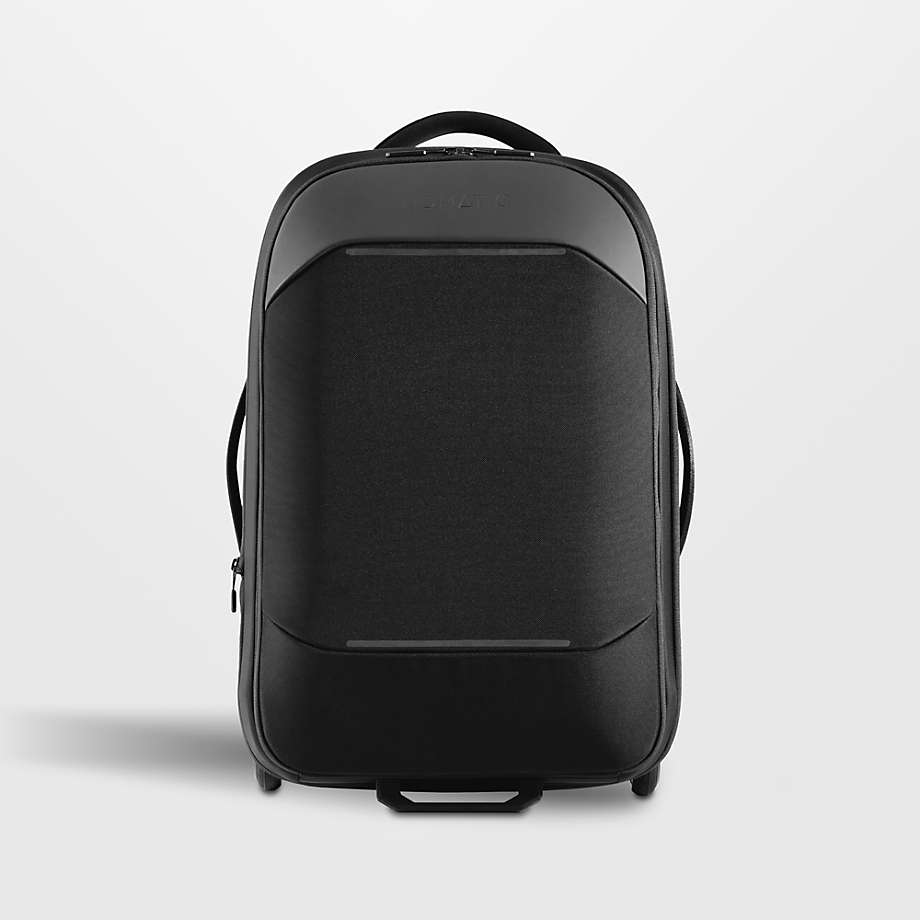 NOMATIC Black 37-Liter Navigator Carry-On Suitcase | Crate & Barrel