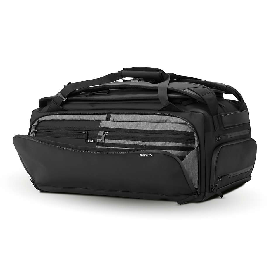 NOMATIC Black 40 Liter Travel Bag Reviews Crate Barrel