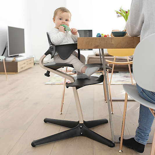 Stokke ® Nomi ® Natural/Black 3-in-1 Convertible Baby High Chair