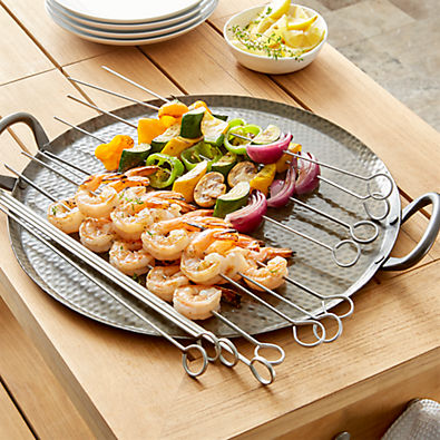 View Set of 12 Non-Stick Barbecue Skewers details