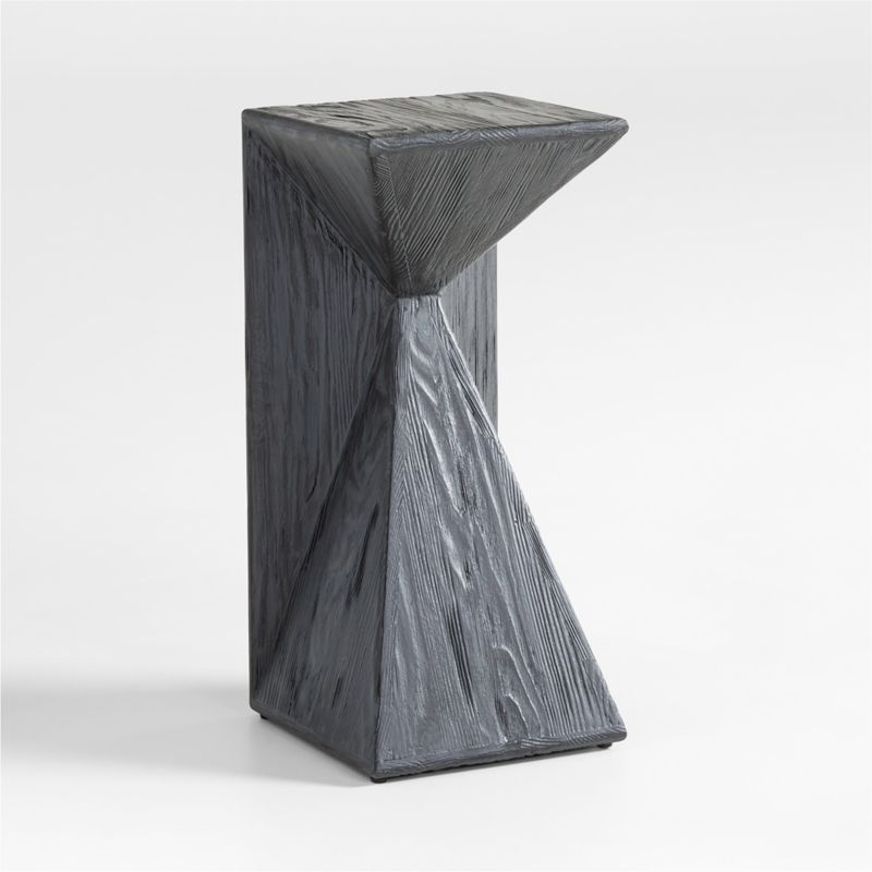 Nord Charcoal Wood End Table