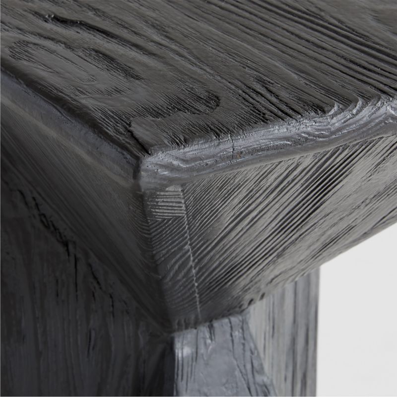 Nord Charcoal Wood End Table