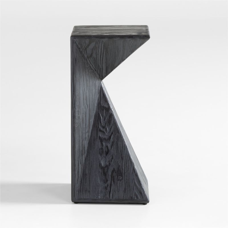 Nord Charcoal Wood End Table