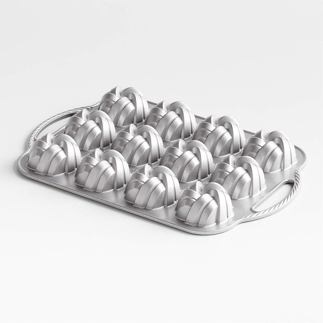 Nordic Ware 75th Anniversary Braided Non Stick Mini Bundt Cake Pan   Nordic Ware 75th Anniversary Braided Bundtlette Pan 