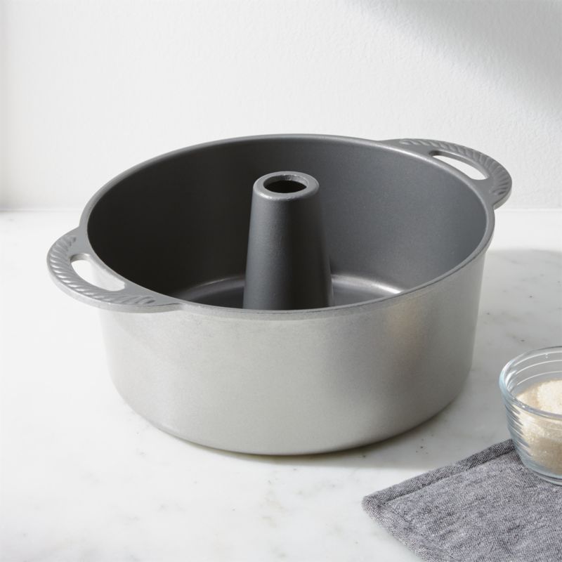  Nordic Ware Angel Food Cake Pan, 18 Cup Capacity, Graphite: Bundt  Pans: Home & Kitchen