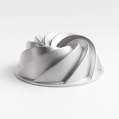 Nordic Ware Anniversary Bundtlette Pan, Silver, 2 x 8.63 x 13