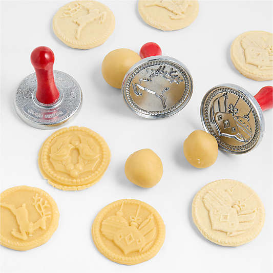 Nordic Ware Gingerbread Holiday Cookie Stamps, Set of 3