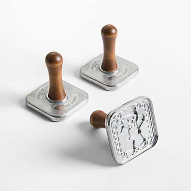 View Nordic Ware Gingerbread Holiday Cookie Stamps, Set of 3 details